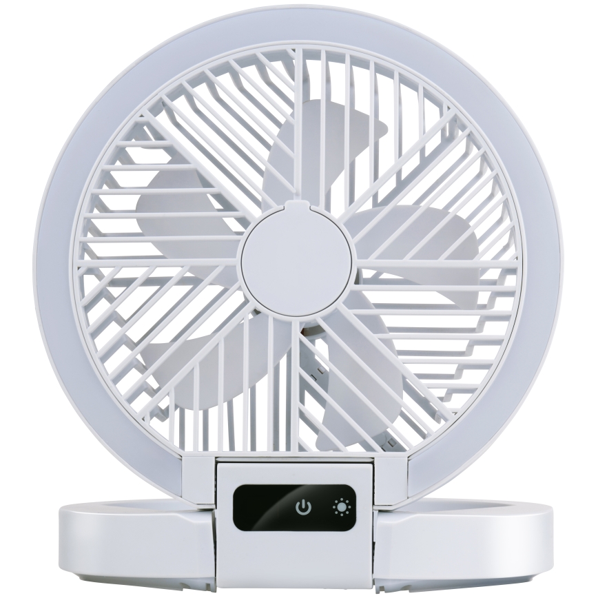 Ventilatore da tavolo ricaricabile a LED 3,7V 1200 mAh