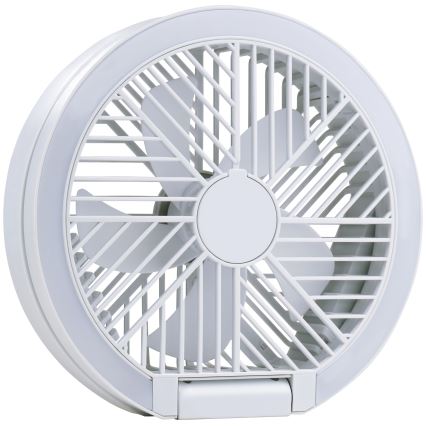 Ventilatore da tavolo ricaricabile a LED 3,7V 1200 mAh