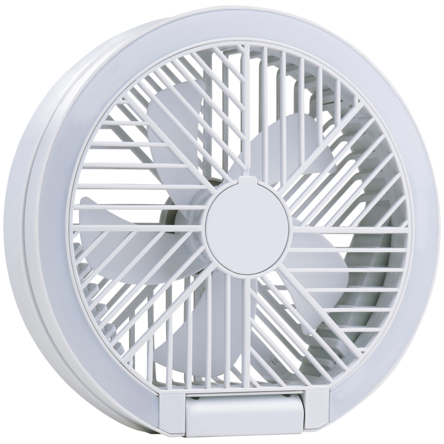 Ventilatore da tavolo ricaricabile a LED 3,7V 1200 mAh