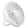 Ventilatore da tavolo ricaricabile a LED con illuminazione LED/2W/5V USB 2400 mAh bianco