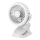 Ventilatore da tavolo ricaricabile con clip 6W/5V 1200 mAh bianco