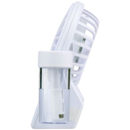 Ventilatore da tavolo ricaricabile con effetto nebbia 3,7V 1200 mAh