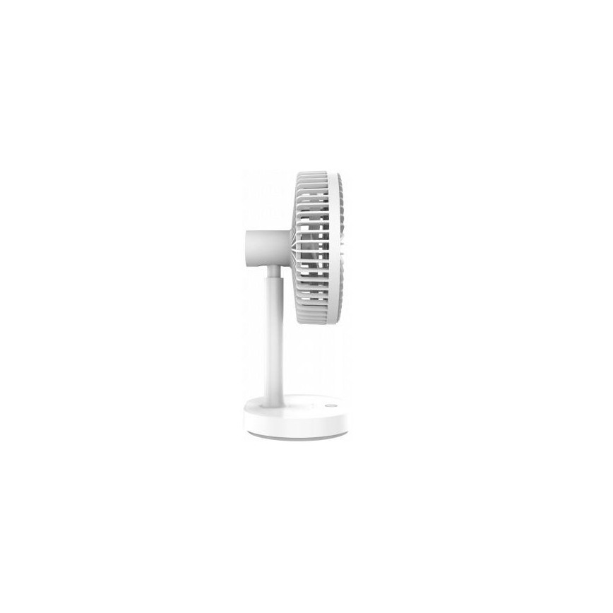 Ventilatore da tavolo ricaricabile con lampada LED 3000mA/3,7V USB-C