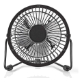 Ventilatore da tavolo USB 3 W, 10 cm, nero