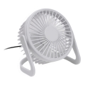 Ventilatore da tavolo USB diam. 15 cm bianco