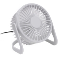 Ventilatore da tavolo USB diametro 15 cm bianco