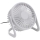 Ventilatore da tavolo USB diametro 15 cm bianco