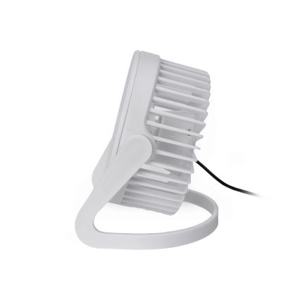 Ventilatore da tavolo USB diametro 15 cm bianco