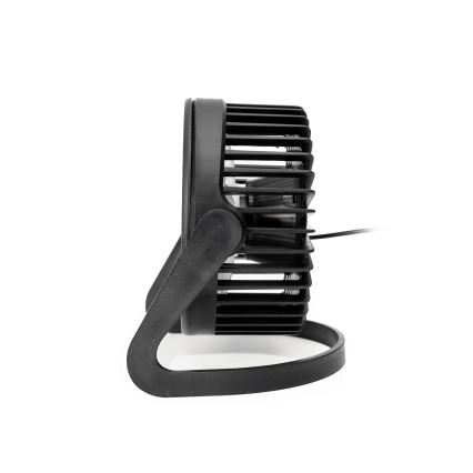 Ventilatore da tavolo USB diametro 15 cm nero