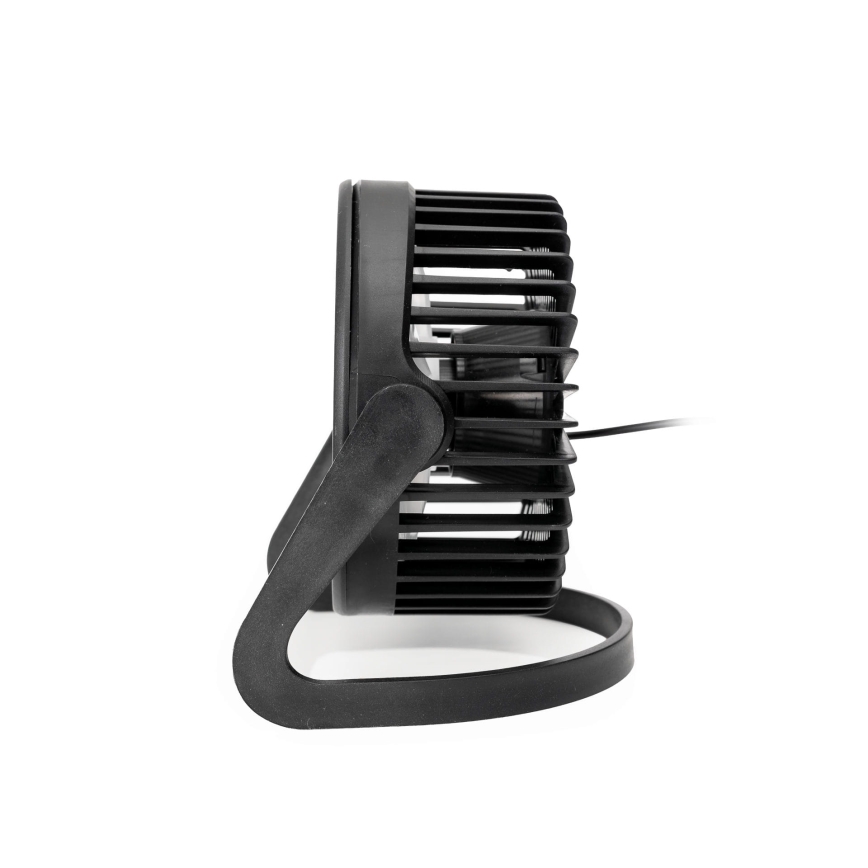 Ventilatore da tavolo USB diametro 15 cm nero