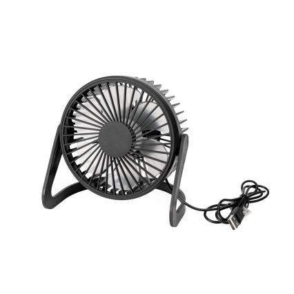 Ventilatore da tavolo USB diametro 15 cm nero