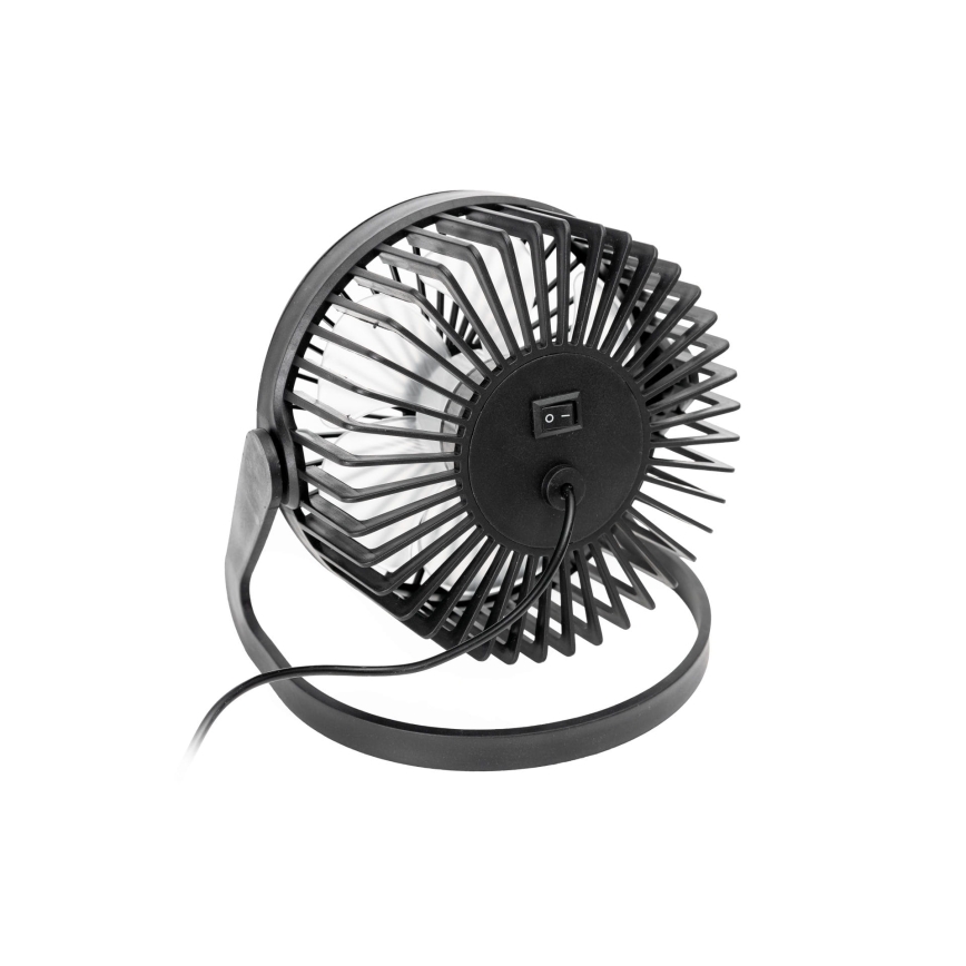 Ventilatore da tavolo USB Ø 15 cm nero