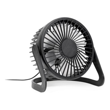 Ventilatore da tavolo USB Ø 15 cm nero