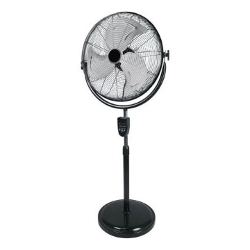 Ventilatore industriale da pavimento 100 W/230 V Ø 46 cm nero