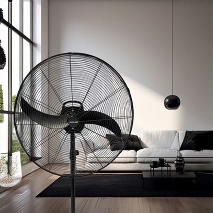 Ventilatore industriale da pavimento 115 W/230 V Ø 66 cm nero
