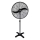 Ventilatore industriale da pavimento 190 W/230 V, altezza 187 cm, nero