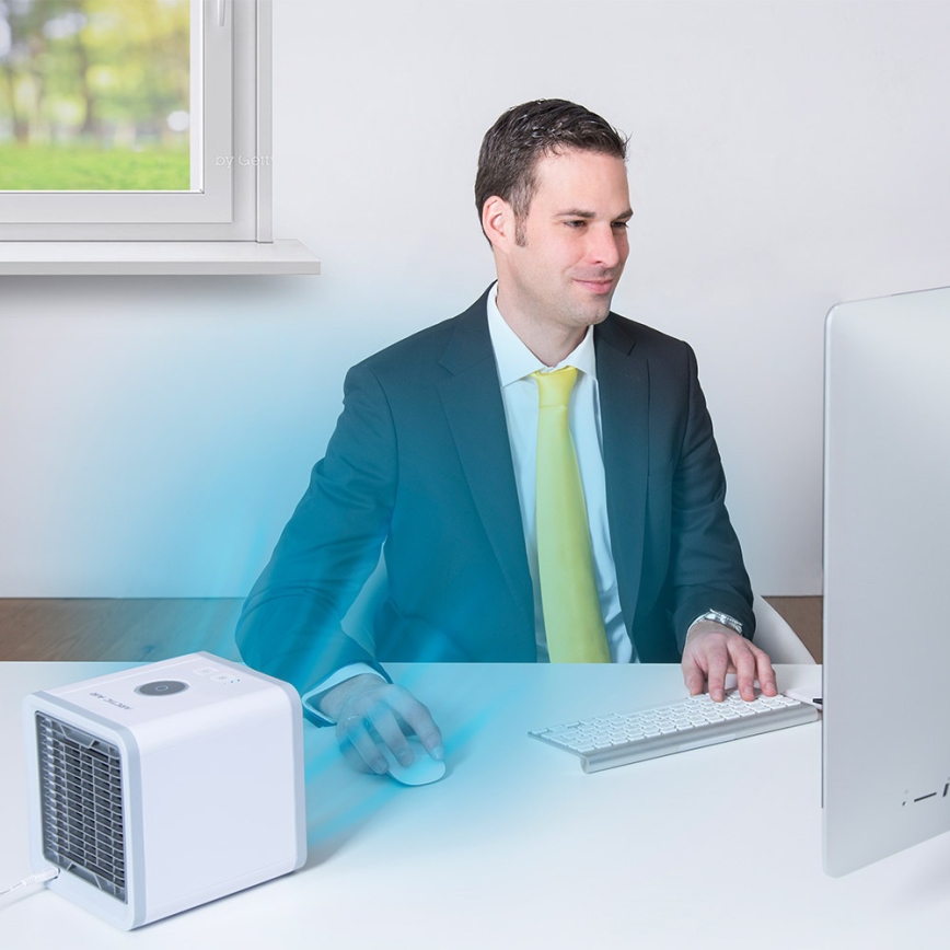 Ventilatore portatile con raffreddamento