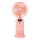 Ventilatore tascabile ricaricabile 3 W/5 V, batteria 1200 mAh – rosa