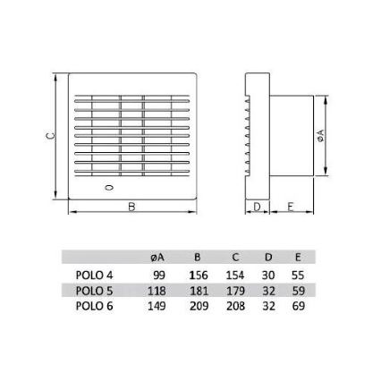 Ventilatore VENTS 5/GA/WC