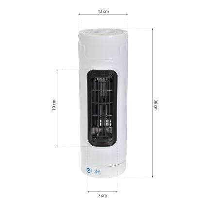 Ventilatore verticale TOWER 30W/230V bianco