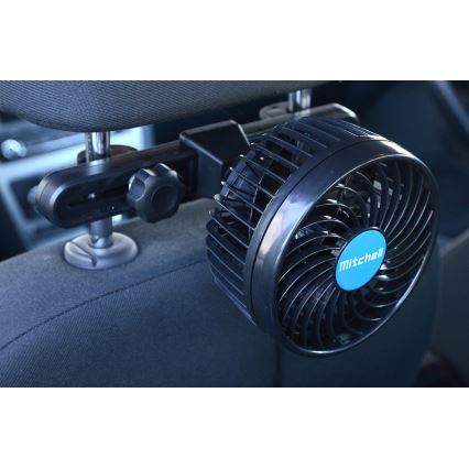 Ventola per poggiatesta auto 4W/12V nera