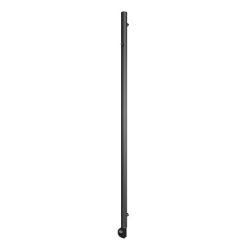 Vertaduro - Radiatore da bagno con termostato ERDA 400W 180x5 cm antracite