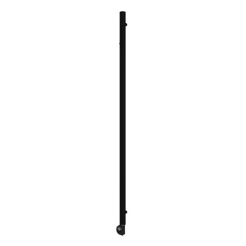 Vertaduro - Radiatore da bagno con termostato ERDA 400W 180x5 cm nero