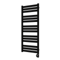Vertaduro - Radiatore da bagno con termostato LUCY 600W 125x50 cm nero