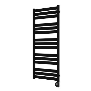 Vertaduro - Radiatore da bagno con termostato LUCY 600W 125x50 cm nero