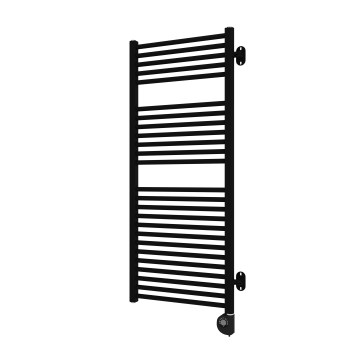 Vertaduro - Radiatore da bagno con termostato MEG 600W 118x50 cm nero