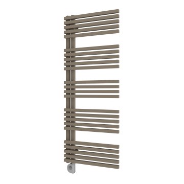 Vertaduro - Radiatore da bagno con termostato MICHELLE 600W 129x50 cm taupe