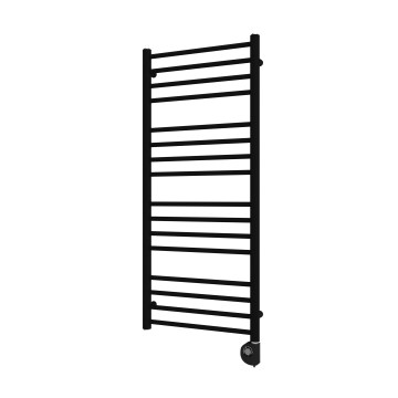 Vertaduro - Radiatore da bagno con termostato SIMONE 400 W 114 x 50 cm nero