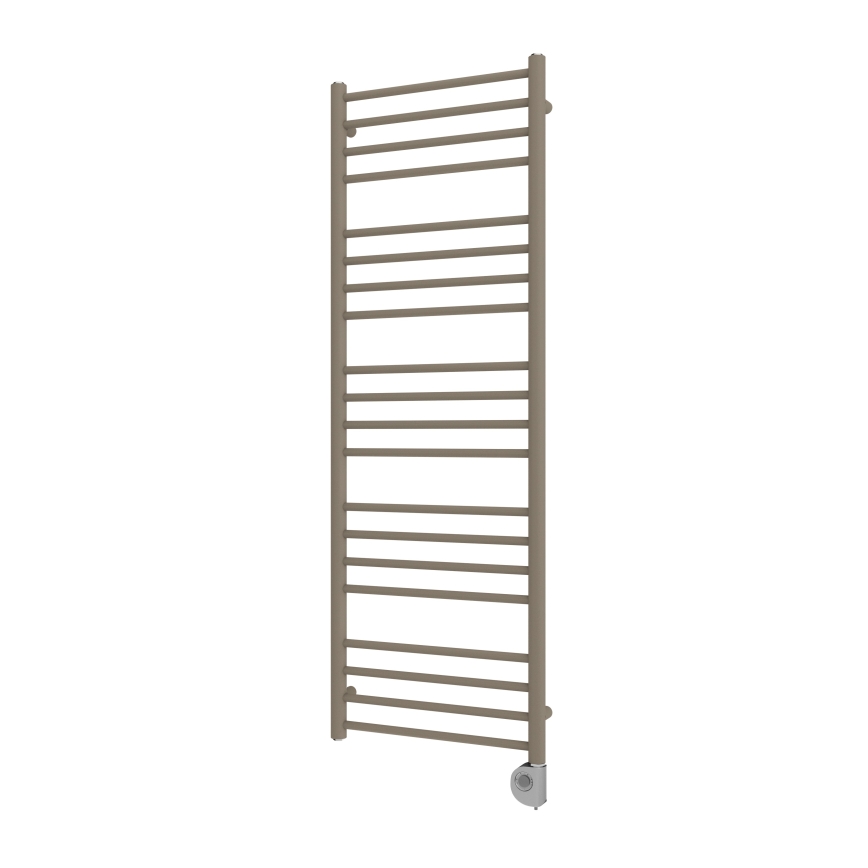Vertaduro - Radiatore da bagno con termostato SIMONE 600W 144x50 cm taupe