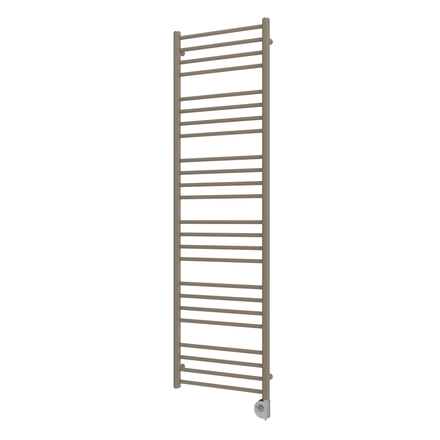 Vertaduro - Radiatore da bagno con termostato SIMONE 600W 174x50 cm taupe