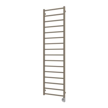 Vertaduro - Radiatore da bagno con termostato ZOE 400W 186x50 cm taupe