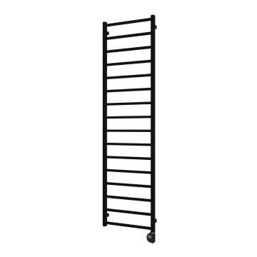 Vertaduro - Radiatore da bagno ZOE con termostato, 400W, 186x50 cm, nero