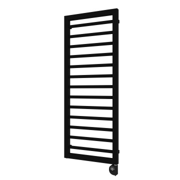 Vertaduro - Radiatore per bagno con termostato ADEL 600W 128x50 cm nero