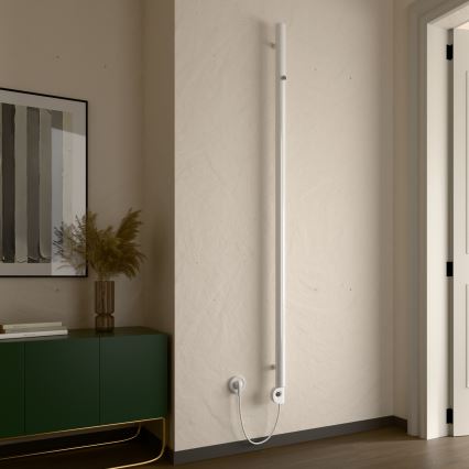 Vertaduro - Radiatore per bagno con termostato ERDA 400W 180x5 cm bianco