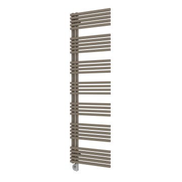 Vertaduro - Radiatore per bagno con termostato MICHELLE 900W 177x50 cm taupe
