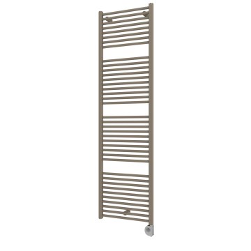 Vertaduro - Scaldasalviette da bagno con termostato DENISE 800W 178x50 cm tortora