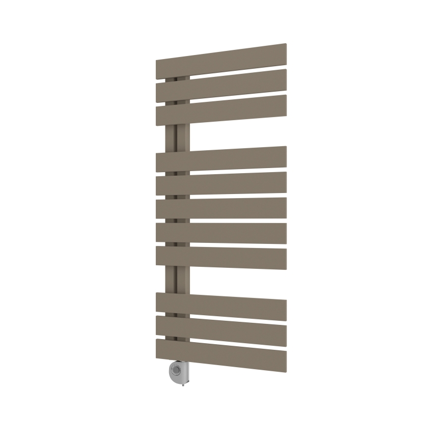 Vertaduro - Scaldasalviette da bagno con termostato ZIVA 500W 109x50 cm taupe