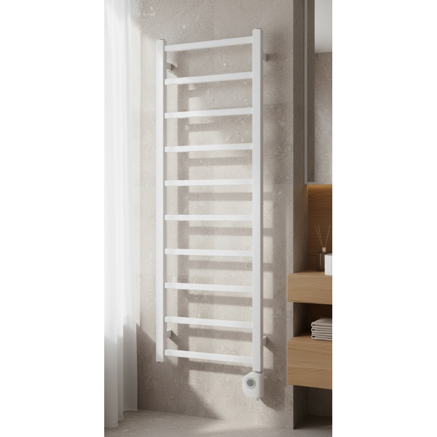 Vertaduro - Scaldasalviette da bagno con termostato ZOE 400W 114x40 cm bianco
