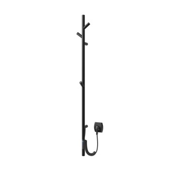 Vertaduro - Scaldasalviette elettrico MEDA 37 W 118x16 cm nero