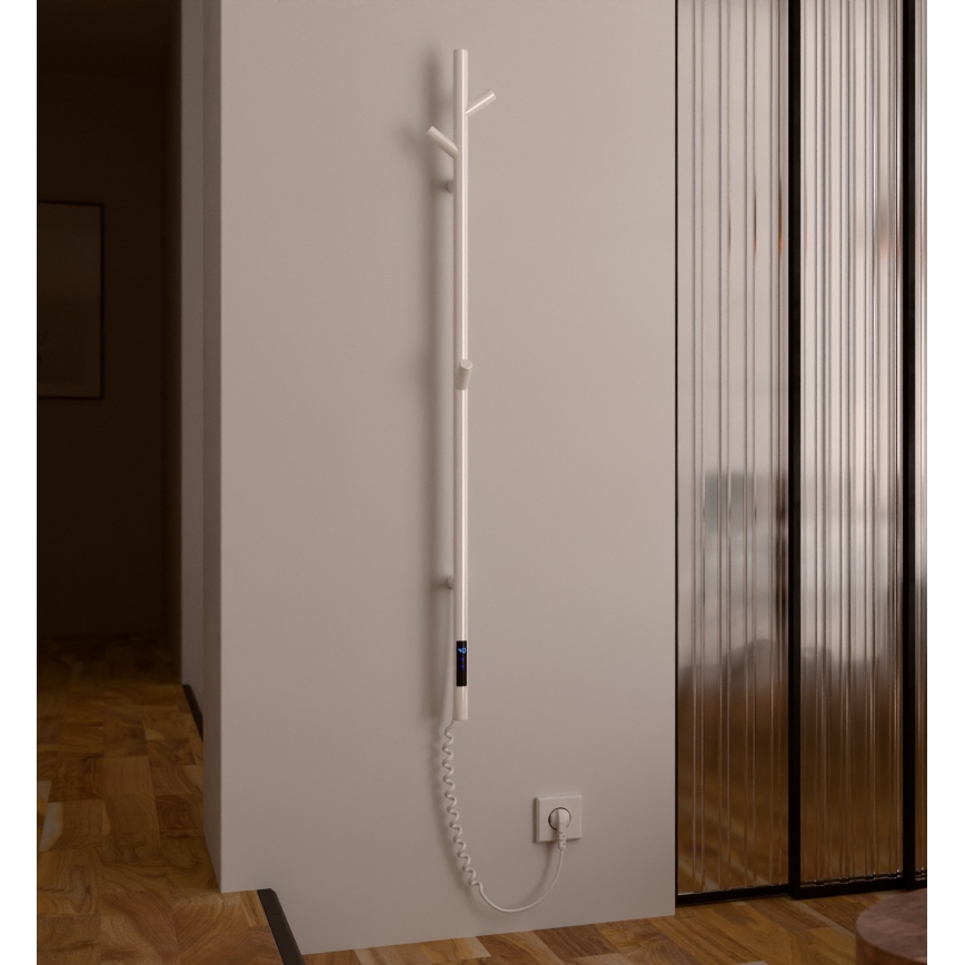 Vertaduro - Scaldasalviette elettrico MEDA 37W 118x16 cm bianco