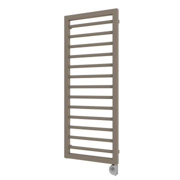 Vertaduro - Scaldasalviette per bagno ADEL con termostato 600W 128x50 cm taupe