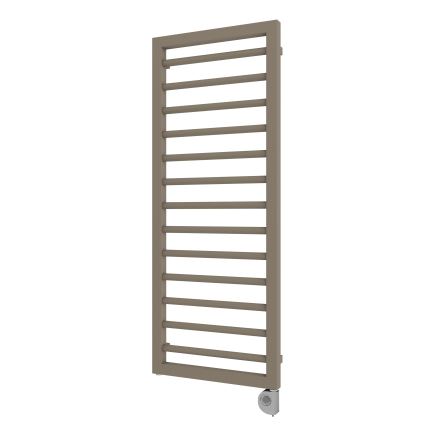 Vertaduro - Scaldasalviette per bagno ADEL con termostato 600W 128x50 cm taupe