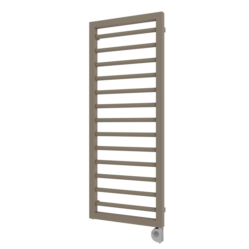 Vertaduro - Scaldasalviette per bagno ADEL con termostato 600W 128x50 cm taupe