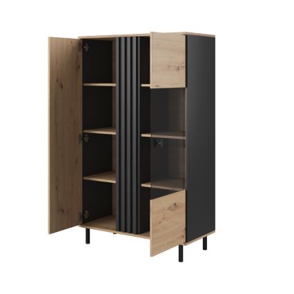 Vetrina BADIA rovere/antracite