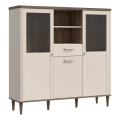 Vetrina VIRO marrone/beige