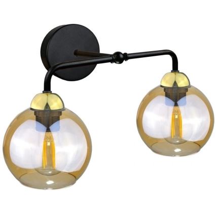 Vetro di ricambio per applique AMBER - marrone fumé